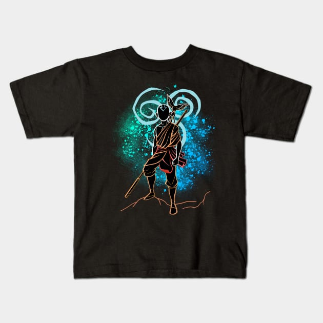 Aang Kids T-Shirt by Nicadditive